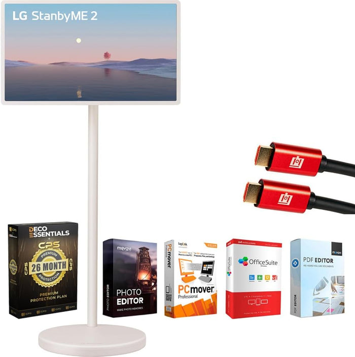 LG StanbyME 2 27" Portable Smart Touch Screen with 4hr Battery (27LX6TYGA)