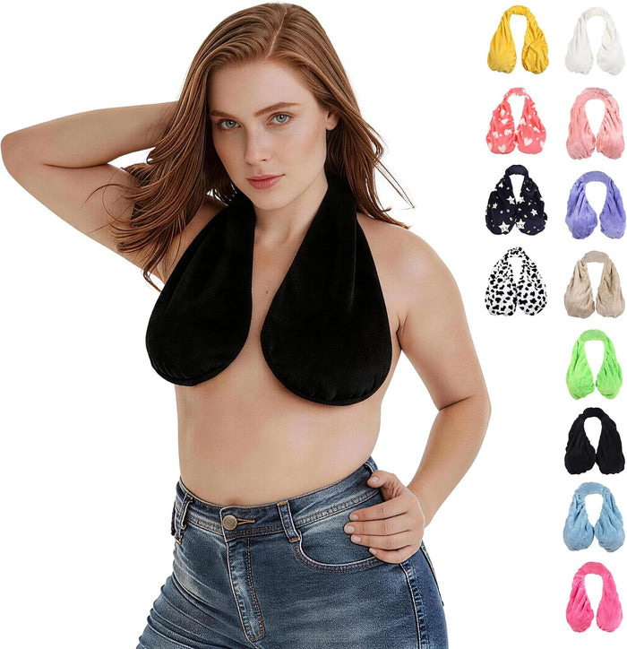 Bra Towel 2027 New Hands-Free Adjustable Shower Towel Bra for Women Towel Bra Sling for Drying Off After