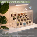 Mini Greenhouse Indoor with Magnetic Door, M-4tier-2pcs